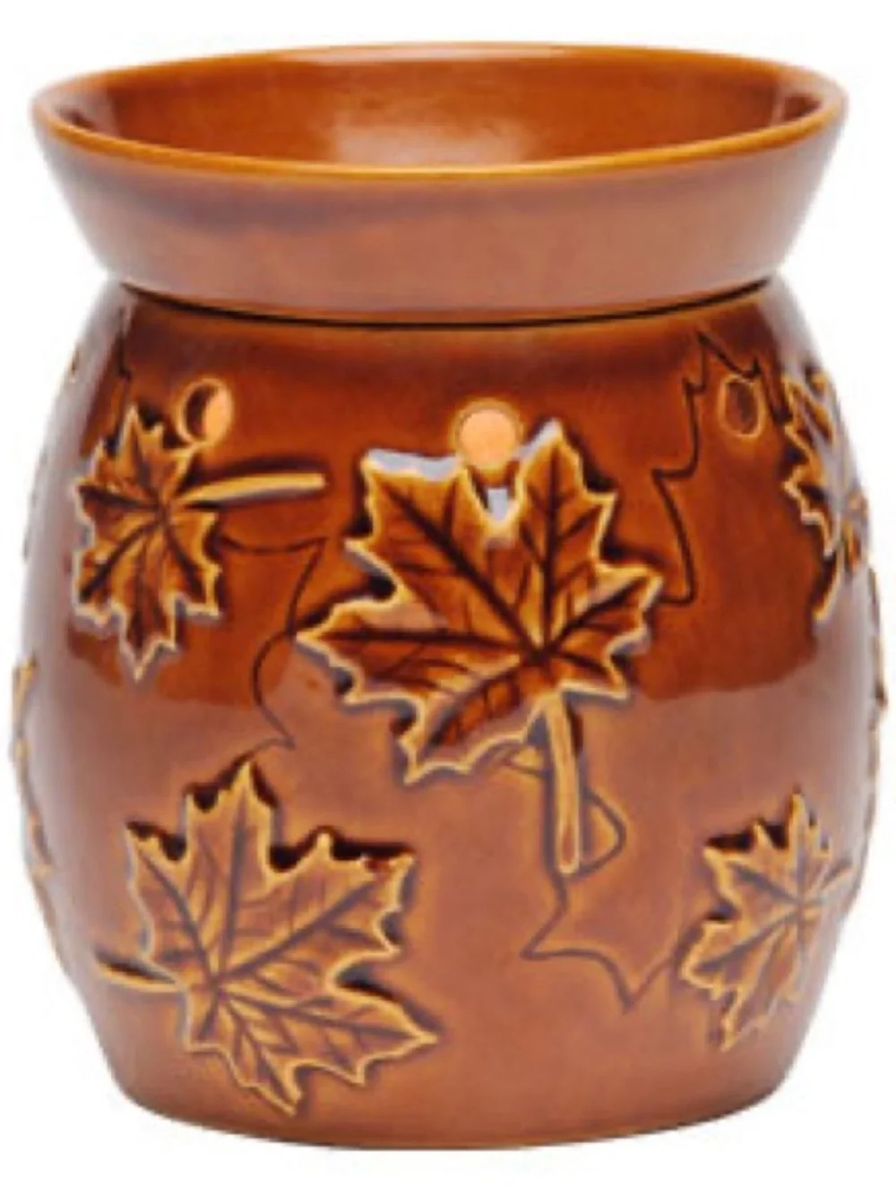 Scentsy Brown Maple Leaf Montpelier wax warmer